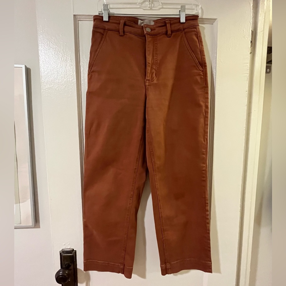 Everlane Straight-Leg Crop in Cocoa Size 6